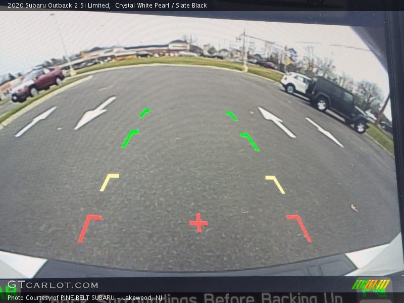 Crystal White Pearl / Slate Black 2020 Subaru Outback 2.5i Limited