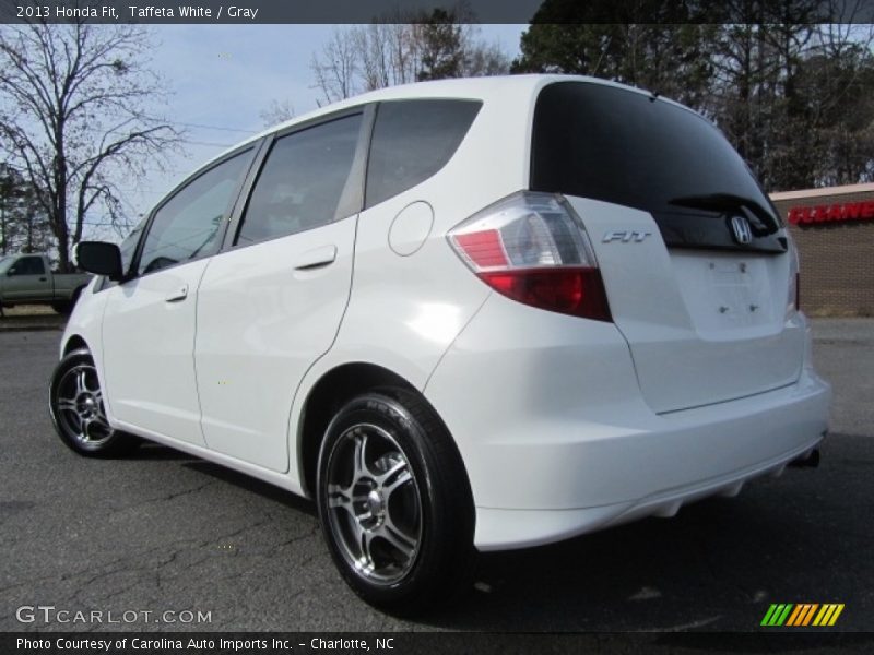 Taffeta White / Gray 2013 Honda Fit