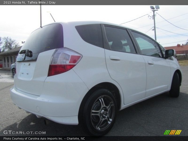 Taffeta White / Gray 2013 Honda Fit