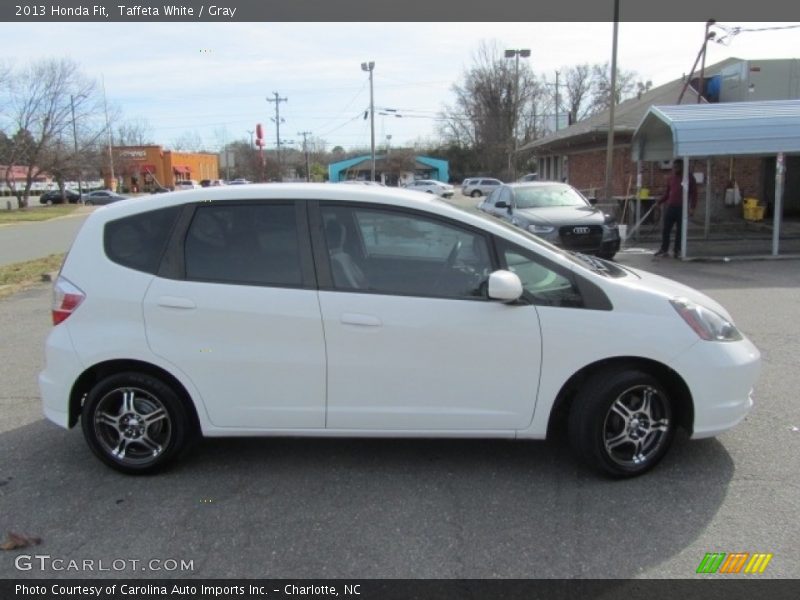 Taffeta White / Gray 2013 Honda Fit