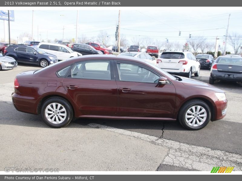 Opera Red Metallic / Titan Black 2013 Volkswagen Passat 2.5L S