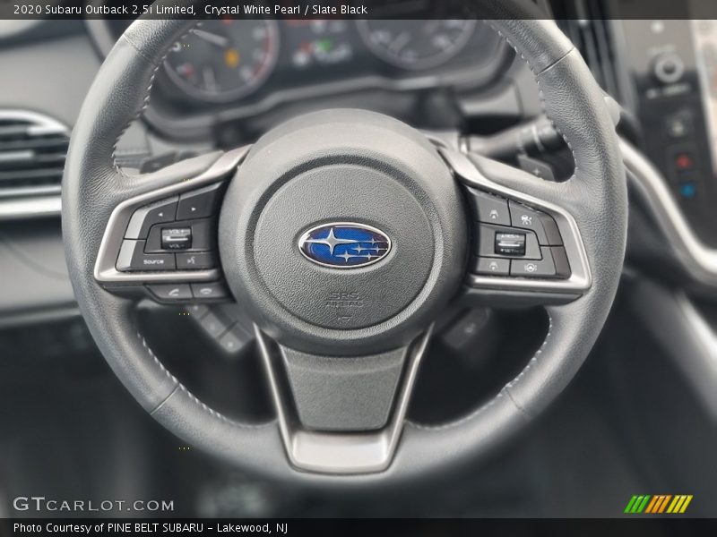 Crystal White Pearl / Slate Black 2020 Subaru Outback 2.5i Limited
