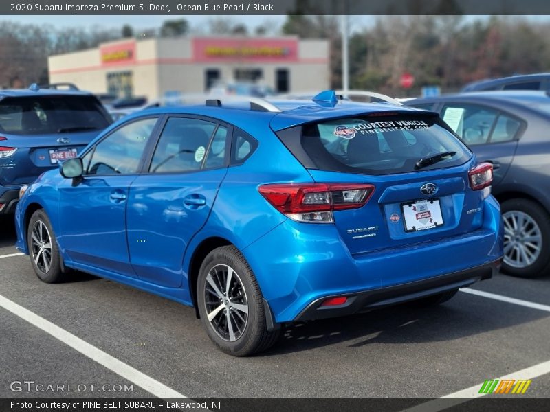 Ocean Blue Pearl / Black 2020 Subaru Impreza Premium 5-Door