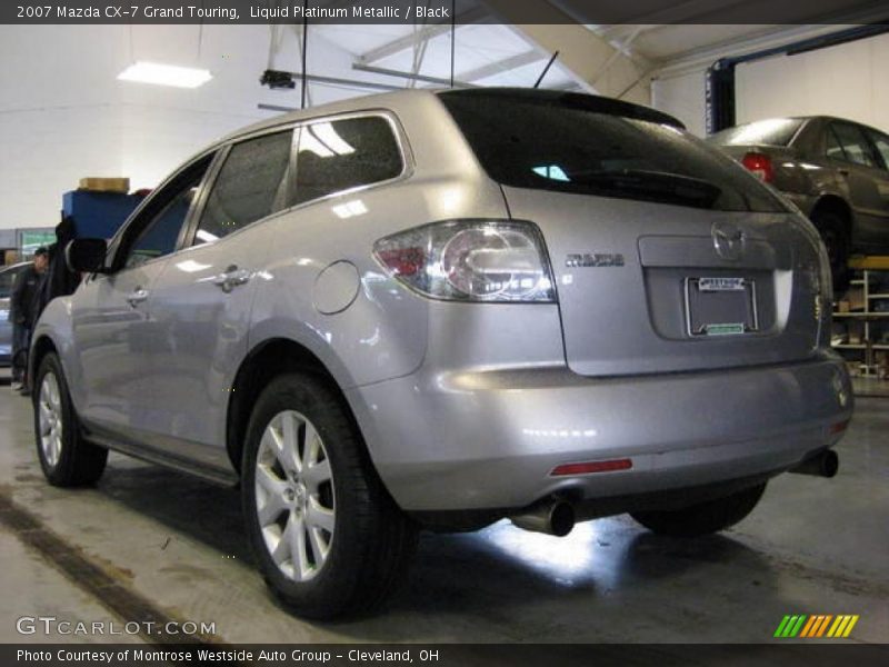 Liquid Platinum Metallic / Black 2007 Mazda CX-7 Grand Touring