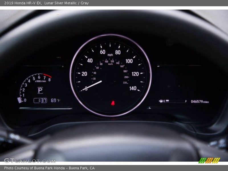 Lunar Silver Metallic / Gray 2019 Honda HR-V EX