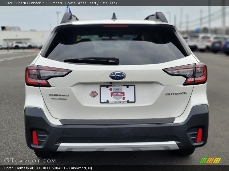 Crystal White Pearl / Slate Black 2020 Subaru Outback 2.5i Limited