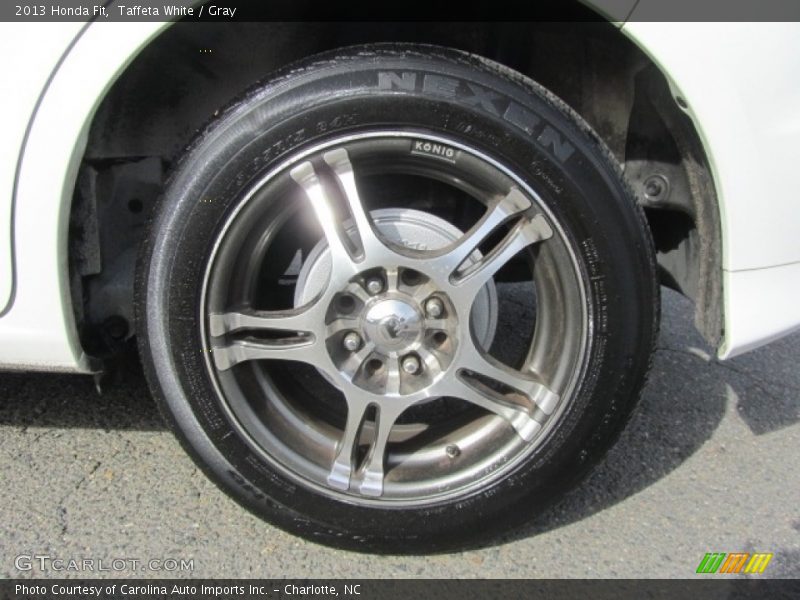 Taffeta White / Gray 2013 Honda Fit