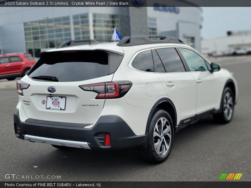 Crystal White Pearl / Slate Black 2020 Subaru Outback 2.5i Limited