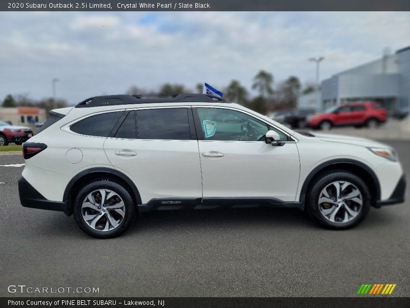 Crystal White Pearl / Slate Black 2020 Subaru Outback 2.5i Limited