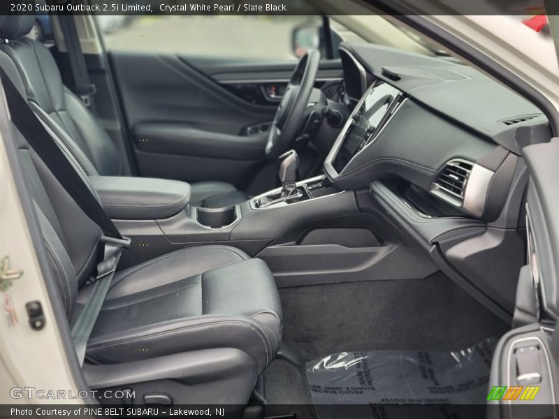 Crystal White Pearl / Slate Black 2020 Subaru Outback 2.5i Limited