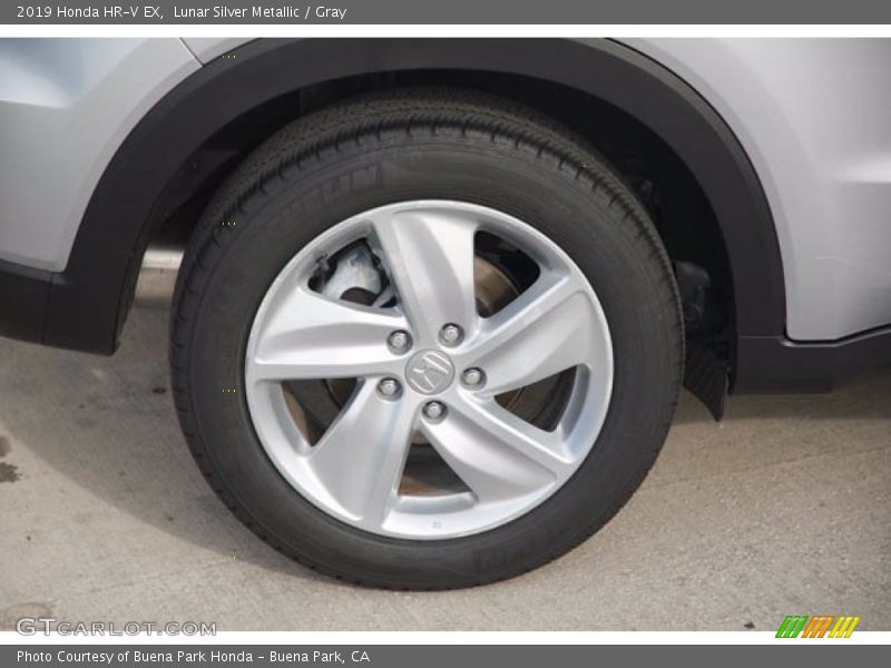 Lunar Silver Metallic / Gray 2019 Honda HR-V EX