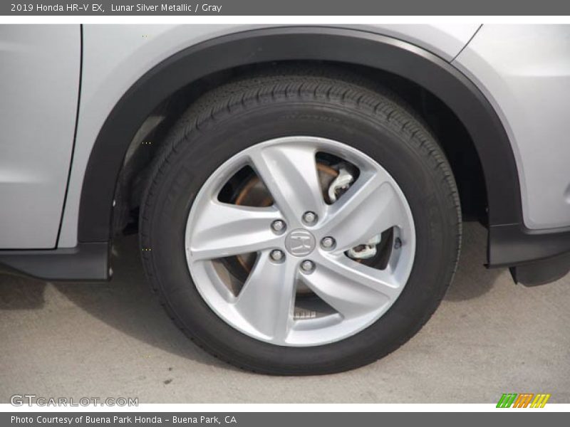 Lunar Silver Metallic / Gray 2019 Honda HR-V EX