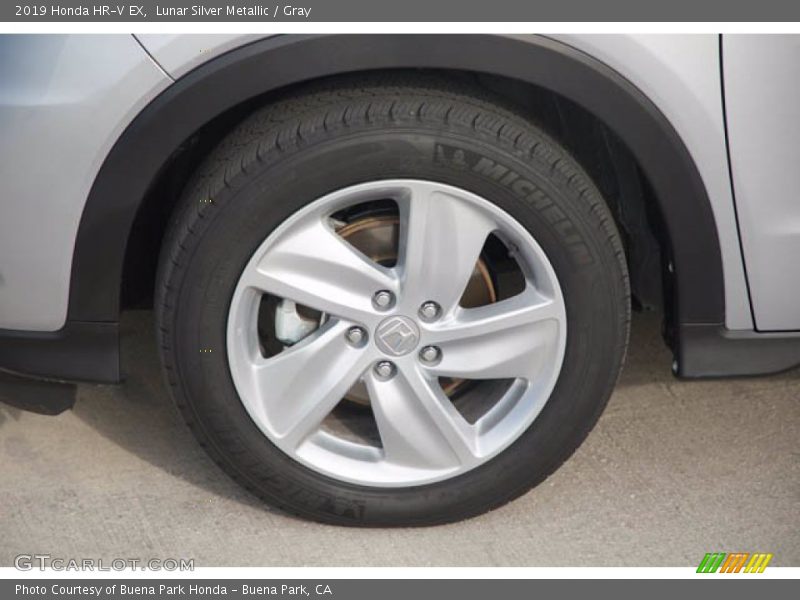 Lunar Silver Metallic / Gray 2019 Honda HR-V EX