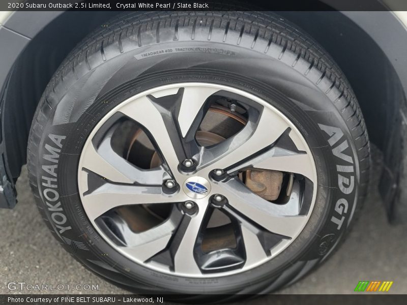 Crystal White Pearl / Slate Black 2020 Subaru Outback 2.5i Limited