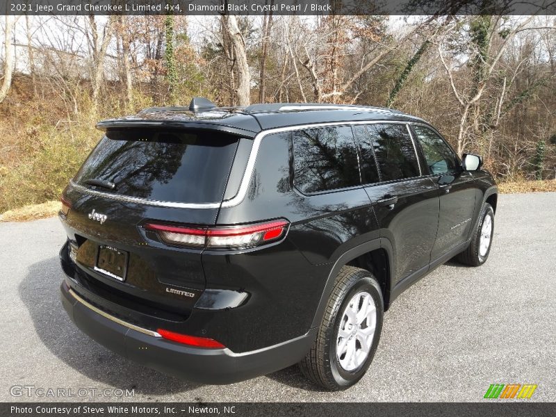 Diamond Black Crystal Pearl / Black 2021 Jeep Grand Cherokee L Limited 4x4