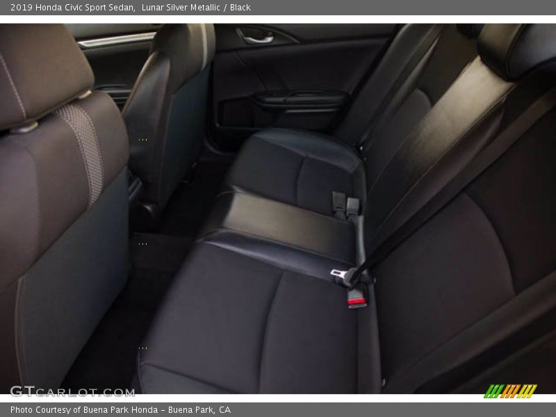 Lunar Silver Metallic / Black 2019 Honda Civic Sport Sedan