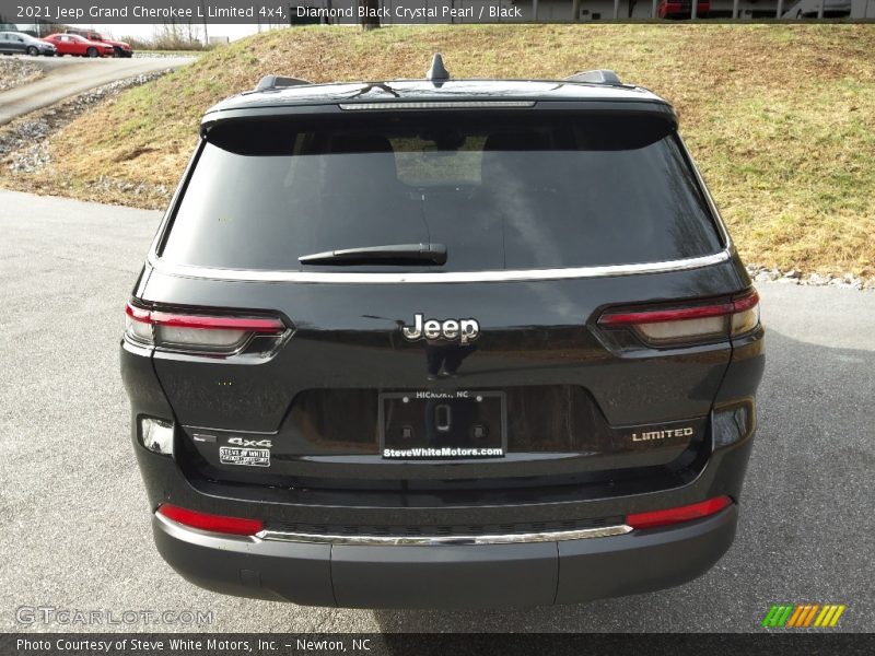 Diamond Black Crystal Pearl / Black 2021 Jeep Grand Cherokee L Limited 4x4