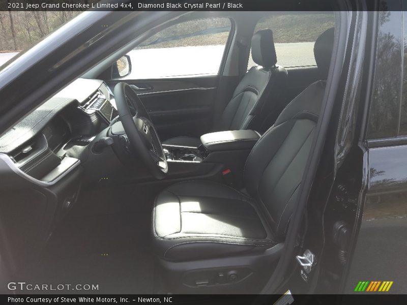 Diamond Black Crystal Pearl / Black 2021 Jeep Grand Cherokee L Limited 4x4