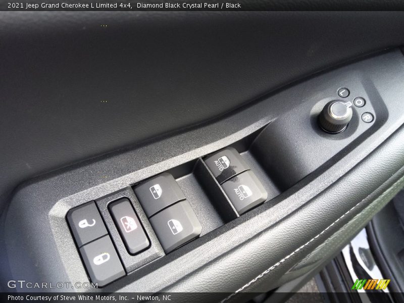 Diamond Black Crystal Pearl / Black 2021 Jeep Grand Cherokee L Limited 4x4