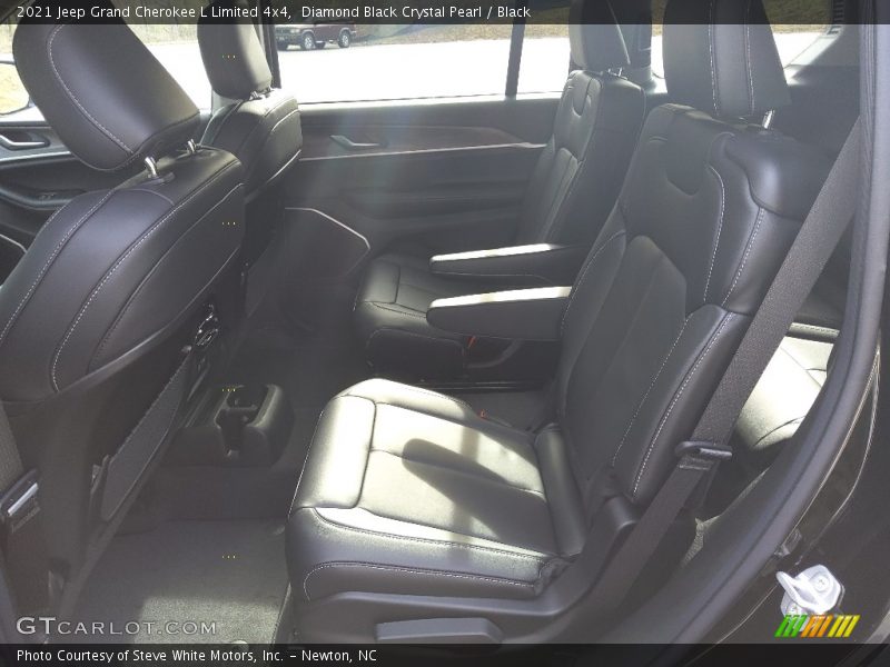 Diamond Black Crystal Pearl / Black 2021 Jeep Grand Cherokee L Limited 4x4