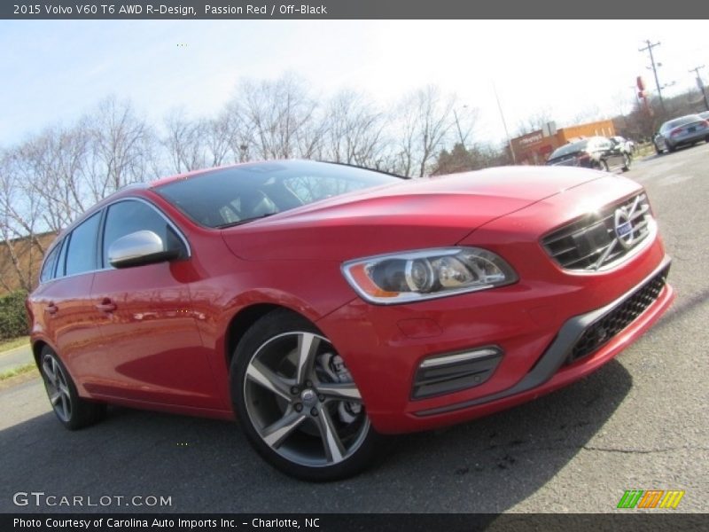  2015 V60 T6 AWD R-Design Passion Red