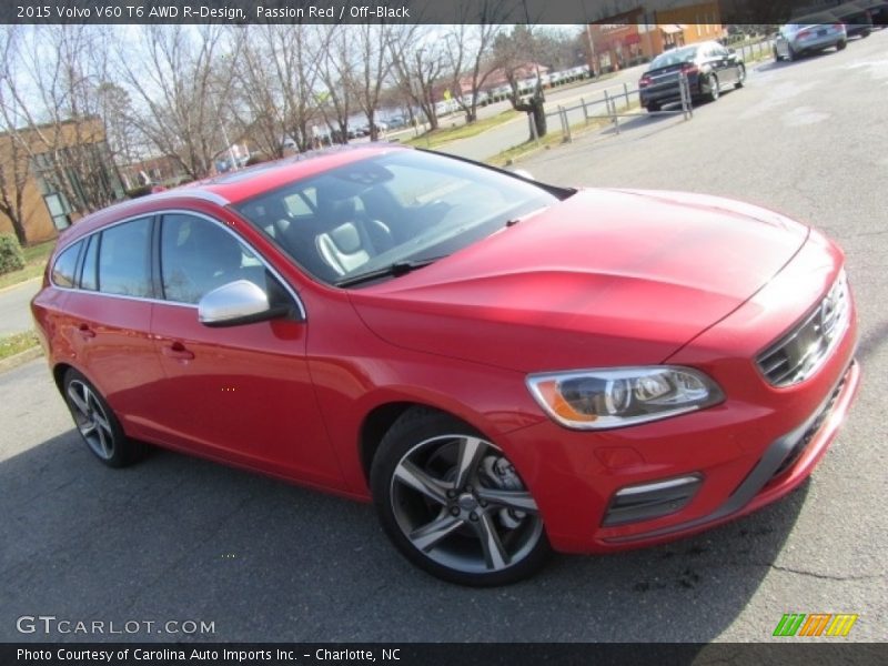  2015 V60 T6 AWD R-Design Passion Red