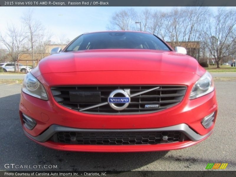 Passion Red / Off-Black 2015 Volvo V60 T6 AWD R-Design