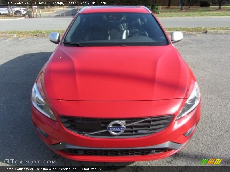 Passion Red / Off-Black 2015 Volvo V60 T6 AWD R-Design