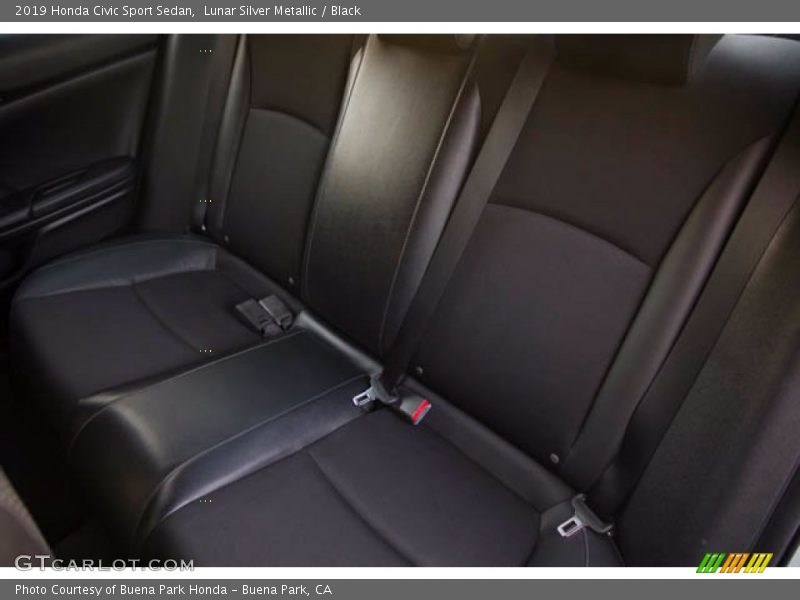Lunar Silver Metallic / Black 2019 Honda Civic Sport Sedan