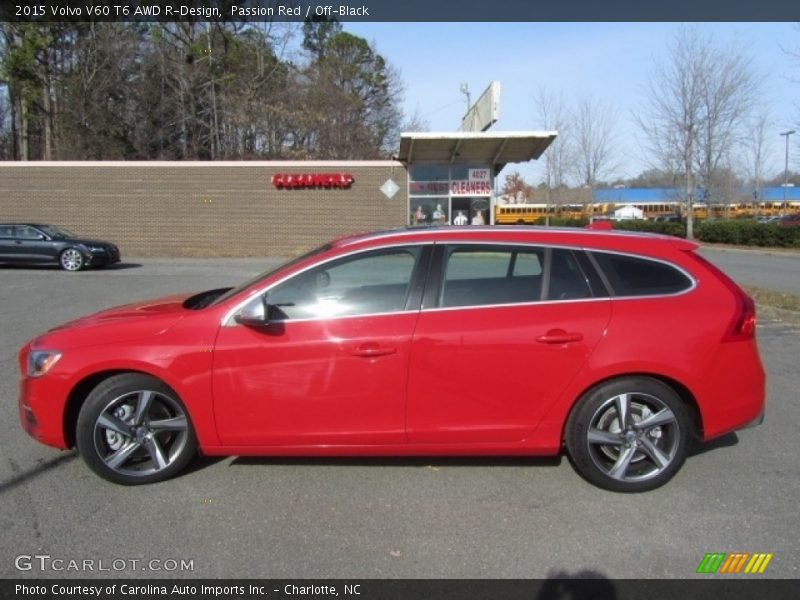  2015 V60 T6 AWD R-Design Passion Red
