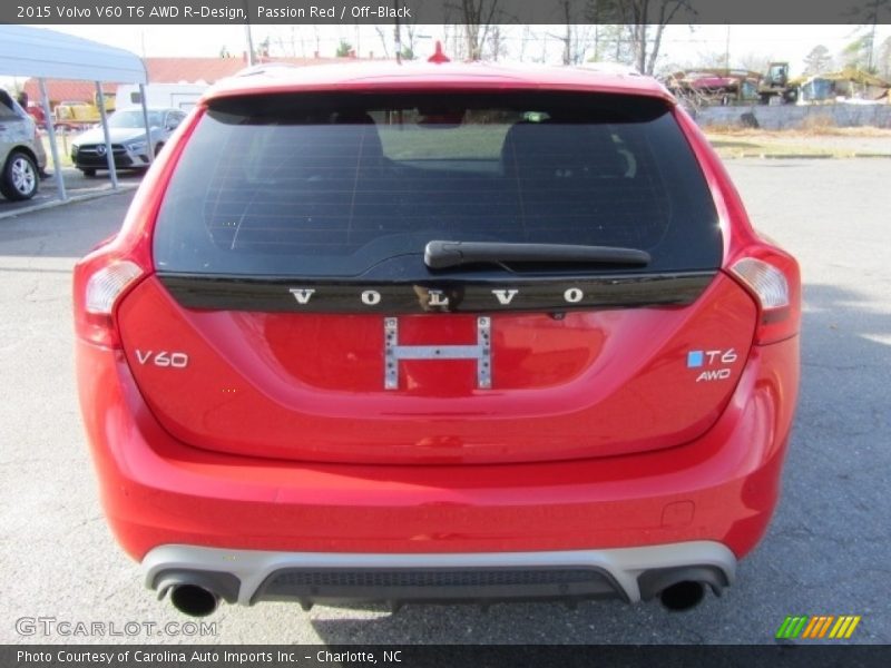Passion Red / Off-Black 2015 Volvo V60 T6 AWD R-Design