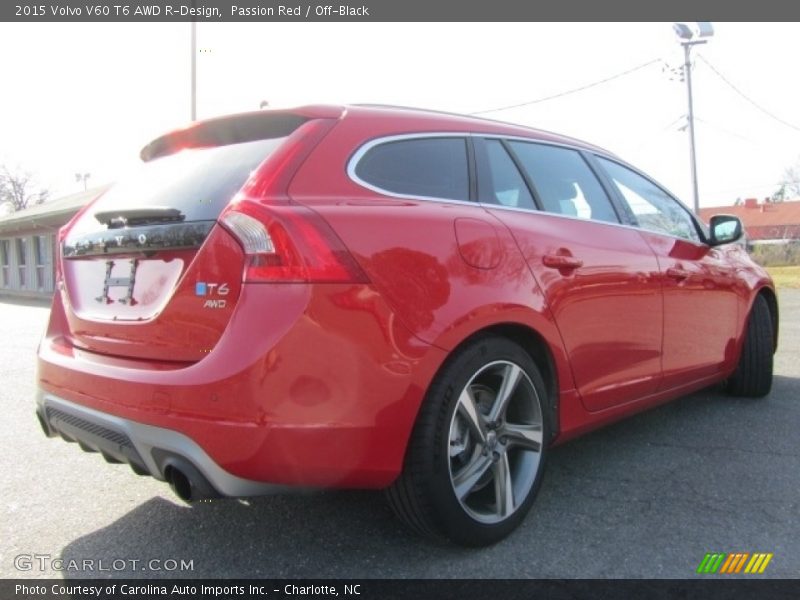  2015 V60 T6 AWD R-Design Passion Red
