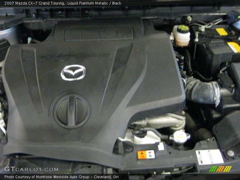 Liquid Platinum Metallic / Black 2007 Mazda CX-7 Grand Touring