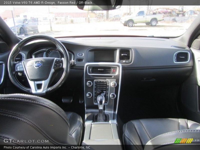  2015 V60 T6 AWD R-Design Off-Black Interior