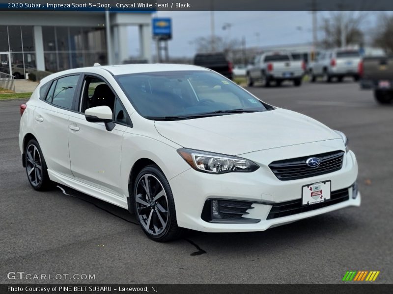 Crystal White Pearl / Black 2020 Subaru Impreza Sport 5-Door