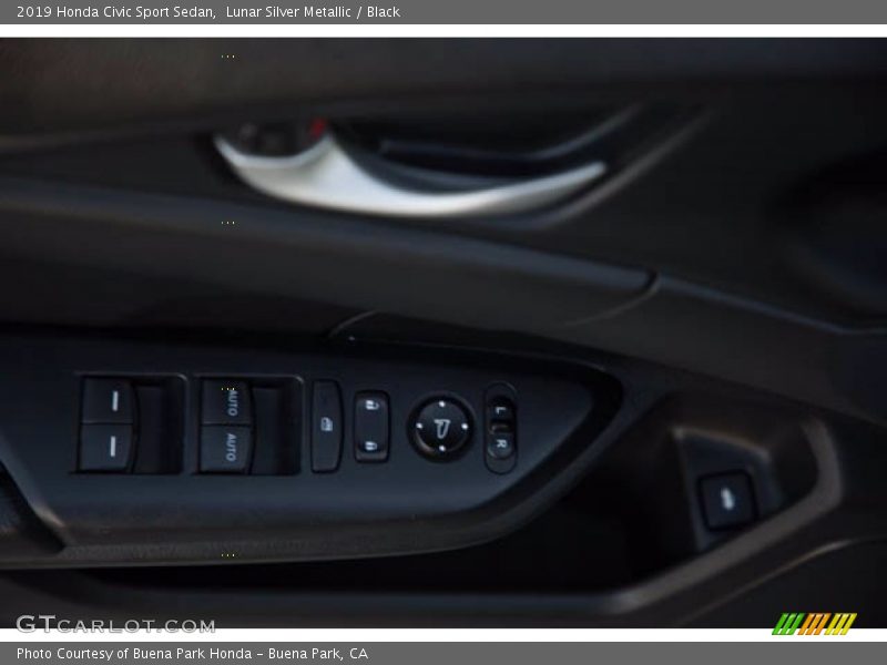 Lunar Silver Metallic / Black 2019 Honda Civic Sport Sedan