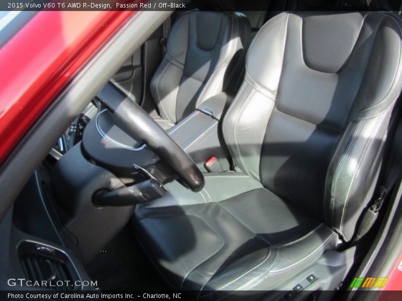 Front Seat of 2015 V60 T6 AWD R-Design
