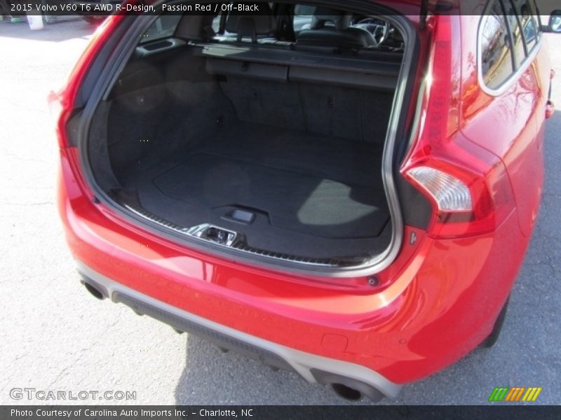 Passion Red / Off-Black 2015 Volvo V60 T6 AWD R-Design