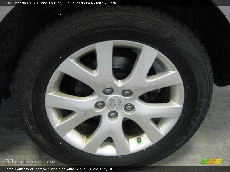 Liquid Platinum Metallic / Black 2007 Mazda CX-7 Grand Touring