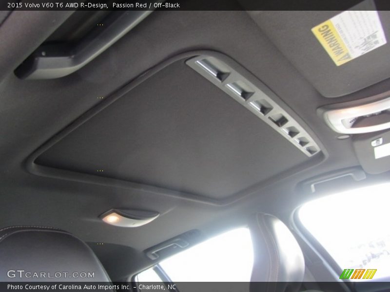 Passion Red / Off-Black 2015 Volvo V60 T6 AWD R-Design