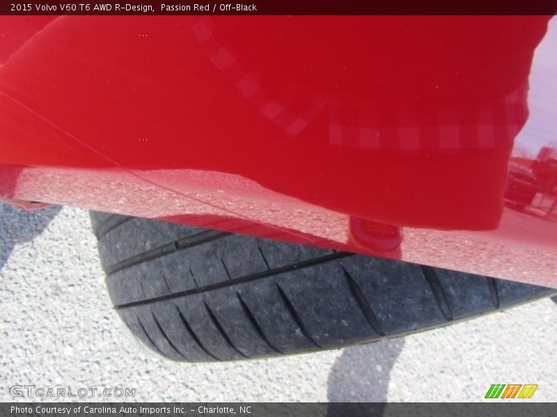 Passion Red / Off-Black 2015 Volvo V60 T6 AWD R-Design