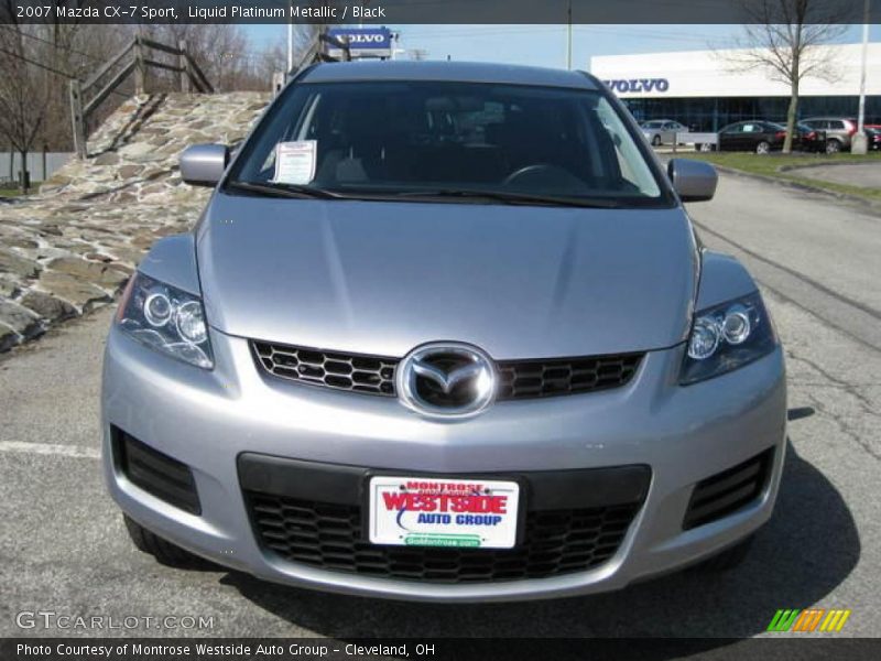 Liquid Platinum Metallic / Black 2007 Mazda CX-7 Sport