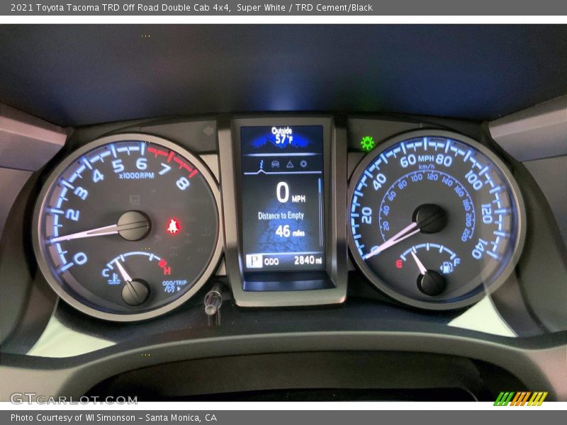  2021 Tacoma TRD Off Road Double Cab 4x4 TRD Off Road Double Cab 4x4 Gauges