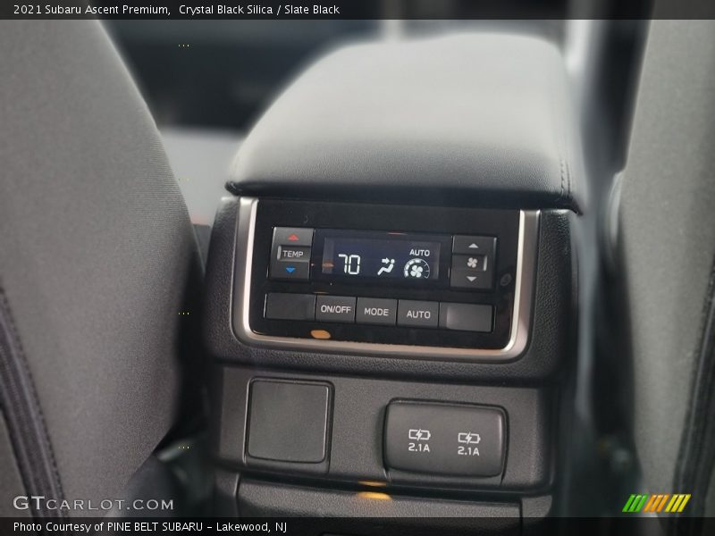 Crystal Black Silica / Slate Black 2021 Subaru Ascent Premium