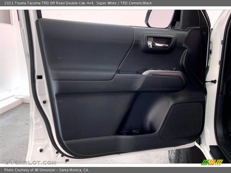 Super White / TRD Cement/Black 2021 Toyota Tacoma TRD Off Road Double Cab 4x4