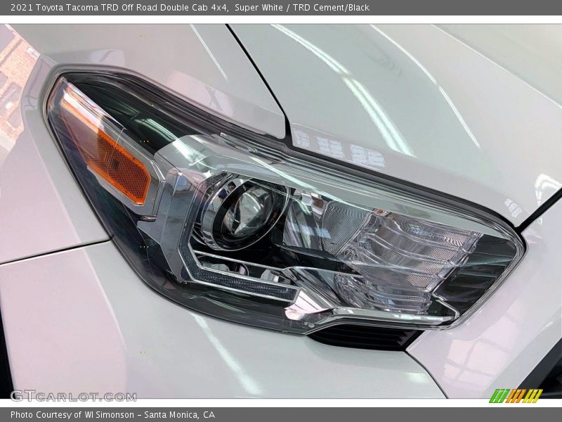 Super White / TRD Cement/Black 2021 Toyota Tacoma TRD Off Road Double Cab 4x4