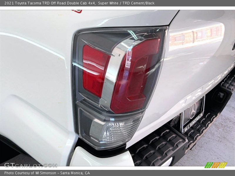 Super White / TRD Cement/Black 2021 Toyota Tacoma TRD Off Road Double Cab 4x4