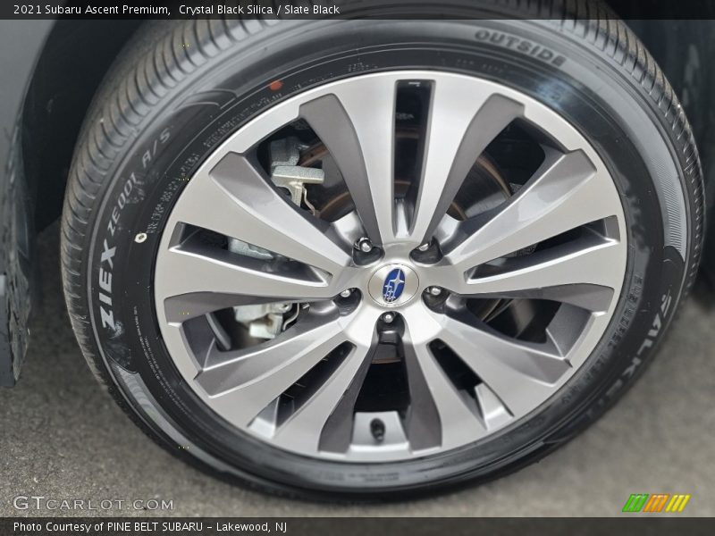 Crystal Black Silica / Slate Black 2021 Subaru Ascent Premium