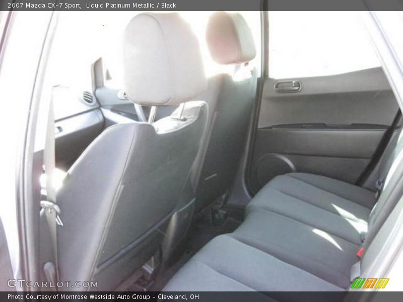 Liquid Platinum Metallic / Black 2007 Mazda CX-7 Sport