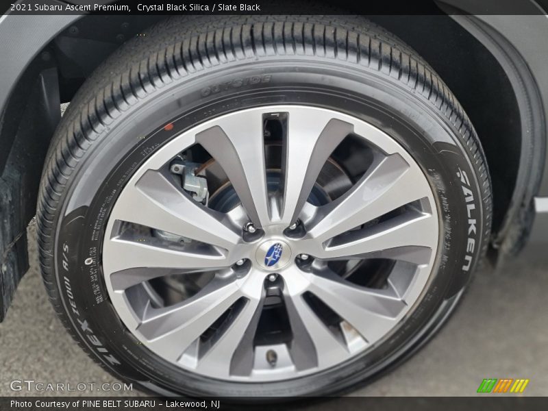 Crystal Black Silica / Slate Black 2021 Subaru Ascent Premium